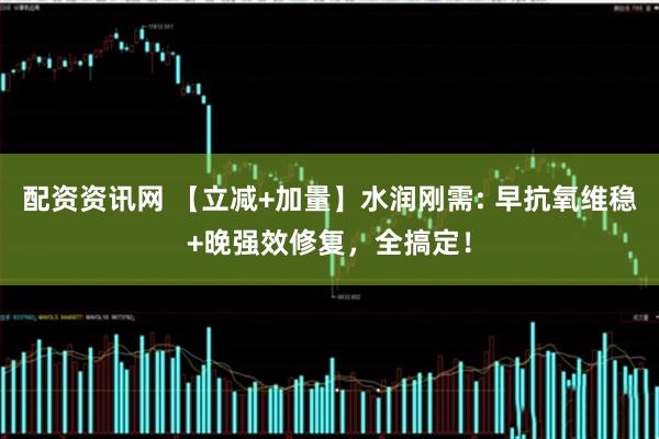配资资讯网 【立减+加量】水润刚需: 早抗氧维稳+晚强效修复，全搞定！